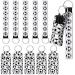 20 Pieces Soccer lipstick Holder Keychains Lanyard Sets Include Lipstick Holder Keychains Soccer Portable Lipstick Holder and Wristlet Keychain Lanyard for Team lipstick (White  Soccer)