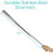 Vive Extra Long Handled Shoe Horn (31.5 Inches) - Metal Shoehorn for Men and Women - Standing Reach Assist for Seniors - Silver - Buy Online on GoSupps.com