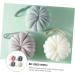 4pcs Pumpkin Bath Balls | Exfoliating Shower Sponges & Loofah Scrubber for Body Care - International Shipping Available - Buy Online on GoSupps.com