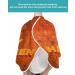 Halloween Barber Cape - Adjustable Salon Hair Cutting Cape for All Ages - Black & Orange Ghost Pumpkin Design - 55x63 Inch - Perfect Hairdressing Accessory - Buy Online on GoSupps.com