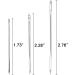 Hekisn Professional Large-Eye Leather Stitching Needles Set - 3 Sizes for Leather Projects - 6 Pieces with Storage Container - Buy Online on GoSupps.com