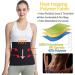 HKDYWTNB Back Brace Lumbar Support Cincher Corset Sweat Belt Tummy Control Sauna Workout Weight Loss Girdle Shaper Waist Belt Large Black - Buy Online on GoSupps.com