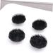 Tovinanna 4-Piece Head Massage Brush Set for Curly Hair - Men's Scalp Shampoo & Palm Brushes - Black Color - 8.5x8.5x4cm - Buy Online on GoSupps.com