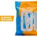 Nathan Body Wipes - Alcohol Cleansing & Deodorizing After Workout - Refreshing Scent - Travel Size - 15 Count Pack - Buy Online on GoSupps.com