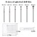 Difenni Cuticle Nail Drill Bits Set - Ball Shape 3/32'' Shank for Acrylic, Manicure, Pedicure - Gel Polishing Tool - Buy Online on GoSupps.com