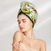 Buy Avocado Microfiber Hair Towel - Soft Super Absorbent & Quick Dry for Women with Long Curly & Thick Hair | Coral Velvet Wrap - Buy Online on GoSupps.com