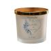 Personalised Large Double Wick Wedding Candle Gift with Tropical Heart (Planet spa)