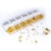 Anzlah 1200 pcs Gold & Silver Jump Rings & Lobster Clasps Fixing Kit with Pliers & Tweezers - O Rings for Jewelry Making - Buy Online on GoSupps.com