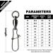 GERUITE Duo Lock Snap Fishing Swivels Ball Bearing 55lb Size 2+2, 20 Pack - Saltwater & Freshwater Fishing Tackle - Buy Online on GoSupps.com