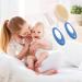 Baby Hair Brush and Comb Set for Newborns & Toddlers - Soft Goat Bristles - Ideal for Cradle Cap - Blue - Buy Online on GoSupps.com