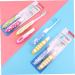 Lalafina 8-Piece Mini Travel Toothbrush Set - Foldable Manual Toothbrushes for Oral Care Accessories - Buy Online on GoSupps.com