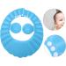 Baby Bathing Hat 6.6in Diameter Kids Shampoo Hat Silicone Ear Shower Hat for Children(Blue) - Buy Online on GoSupps.com