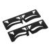 Mikinona 2pcs Eyebrow Ruler Microblading Ruler Stencil Mini Eyebrow Drawing Ruler Designer Eyebrow Trimming