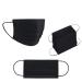 100PCS Black Disposable Face Masks with 3 Layer Protection and Adjustable Ear Loops - Buy Online on GoSupps.com