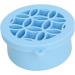 Makeup Brush Scrubber Multifunctional 2 in 1 Folding Palm Size Portable Makeup Brush Cleaning Bowl for Daily (Blue) - Buy Online on GoSupps.com