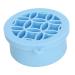 2 in 1 Makeup Brush Cleaner Bowl | Portable Folding Cleaning Mat with Drying Rack | Space-Saving Brush Cleaner in Blue - Buy Online on GoSupps.com