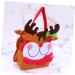 Ciieeo Christmas Bags Christmas Decorations Holiday Present Bag Christmas Candy Pouch 3D Candy Bag - Buy Online on GoSupps.com