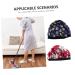 FOMIYES Silk Hair Bonnet Set - Shower Cap Hair Bands for Women - Blue Satin Head Scarf - Shower Accessories for Hair Loss - 2pcs - Buy Online on GoSupps.com