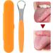Buy 2 x Stainless Steel Tongue Scrapers for Adults & Children | Effective Oral Care & Bad Breath Control - Buy Online on GoSupps.com