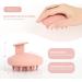 ZMCLG Shampoo Brush for Peeling & Scalp Massage | Silicone Hair Care Brush - Pearl Pink - Buy Online on GoSupps.com