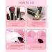Small Purple Silicone Makeup Brush Cleaner with Strong Suctions - Multiple Rugged Patterns - Buy Online on GoSupps.com