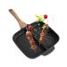 Frying Pan 3 Section Grill Pan Non Stick Skillet 3-in-1 Breakfast Pan Meal Skillet Aluminum Griddle Divided Pan Suitable for Gas Stove Induction Cooker