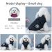 Oncpcare Warm Dog Coat with Dishes for Small Dogs & Cats - Winter Pet Jacket Size M Black - Buy Online on GoSupps.com