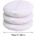 White Washable Furry Large Body Powder Puff - 3PC Baby Teething Food, Pure Cotton, One Size - Buy Online on GoSupps.com