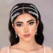 Ladies Rhinestone Wedding Headband | Double Layer Handmade Hair Accessories (Silver) - Buy Online on GoSupps.com