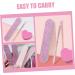 minkissy 20 Sets Nail Kit Multi Function Tool Mulitool Tools Nail File Nail Art Files Pedicure Polishing File 3 Piece Set Crystal Stick Three Piece Suit Toolkit Plastic 9.00X1.80X0.20CM As Shown - Buy Online on GoSupps.com