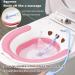 Sitz Bath Postpartum Care Kit for Hemorrhoids and Yoni Steam - Pink - Buy Online on GoSupps.com