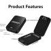 Portable Biometric Gun Safe for Quick Access - Small Handgun Lock Box with Fingerprint Recognition, Ideal for Home, Car, and Travel - Black - Buy Online on GoSupps.com