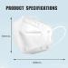 Taimu TM KN95 Face Masks - 5 Layers Cup Dust Mask for Adults - 20 PCS - Buy Online on GoSupps.com