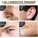AREYZIN 3-in-1 Nose Hair Trimmer - Rechargeable Ear & Nose Grooming Kit for Men & Women | Painless Electric Shaver for Facial Beard & Pubic Hair - Wet & Dry Use - Buy Online on GoSupps.com