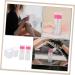 FRCOLOR 1 Set manicure press empty bottle empty lockable pump bottle lint wipes for nails cleaner bottle lint nail wipes pump wipes water dispenser portable travel plastic - Buy Online on GoSupps.com