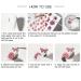 12pcs Flower Nail Art Stickers - Water Decals for Nails - Spring Rose Floral Leaf Designs - Summer Manicure Decoration - Nail Art Supplies - Buy Online on GoSupps.com