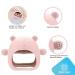 Bite Ring Baby - Blue & Pink | Safe Teething Toys for Infants | International Shipping Available - Buy Online on GoSupps.com