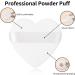 Start Makers 4PCs Heart Shape Makeup Puffs - Soft & Reusable Velvet Puff Set for Wet/Dry Use - Face Puffs for Loose Powder Foundation - Black & White - Buy Online on GoSupps.com