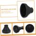 Universal Silicone Hair Dryer Diffuser | Curl Diffuser Attachment for Curly Hair | Hair Care Accessory (13.8x13.8cm Black - Buy Online on GoSupps.com