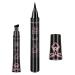 Dual Ended Pencil Eyeliner Eyeliner Pencil - Eyebrow Stencil Stamp Eyelashes Liquid Double Tip Smudge Proof Waterproof Long-Lasting Sensitive Eyes Normal False Lashes Shakven Red