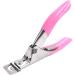 TRIXES Nail Clippers - False Nail Tip Cutters - Nail Trimmer for Acrylic or Gel Nails - Professional Nail Tip Clippers - False Nails Artificial Gel Nails Shaper - Professional Manicure Tools - Pink - Buy Online on GoSupps.com