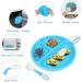 Vicloon Baby Plate Silicone Suction Set | 2 Toddler Plates with Spoon Forks | Non-Slip Weaning Dishes for Kids - Buy Online on GoSupps.com