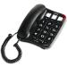 Loud Ringtone Landline Phone for Elderly Big Button Fixed Home Phone with Amplified Sound and Easy-to-Read Display Big Button Landline Phone Desktop Telephone Loud Ringtone Fixed Home Phone for and Black - Buy Online on GoSupps.com