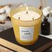 Luxury Citronella Candle | 30oz 3 Wick Aromatherapy | Natural Soy Wax | Indoor & Outdoor Scented | 120 Hours Burning Time | Relaxing Yellow Decor - Buy Online on GoSupps.com