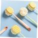 BELLIFFY Exfoliating Bath Brush Loofah Scrubber for Men - Shower Body Brush with Handle - Buy Online on GoSupps.com