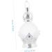 Gogogmee 1pc Perfume Bottle Travel Containers for Liquids Essential Oil Bottle Mini Perfumes Empty Perfume Container Travel Perfume Fragrance Bottle Scented Diffusers Composite Material 9X4X4CM Silver - Buy Online on GoSupps.com