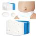 S Baby Belly Band Umbilical Hernia Belt | Belly Button Band Navel Truss Wrap for Newborn/Infant - Soft Skin-friendly Adjustable Blue/White