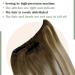 LAAVOO Microbead Extensions - Real Hair Brown Blonde 45cm Micro Weft - Remy EZ Weft 50g #8/60/8 - Lightweight & Breathable - Buy Online on GoSupps.com