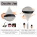 Topwon Triangle Powder Puff Set - Velour Makeup Sponges for Face Wet/Dry Loose Powder & Foundation Blending - 6 Pack Grey - Buy Online on GoSupps.com
