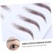 Mipcase 5pcs Eyebrow Stickers Eyebrow Tattoos Temporary False Eyebrows Cosmetics Water Proof Makeup 6d 21x15cm Brown - Buy Online on GoSupps.com